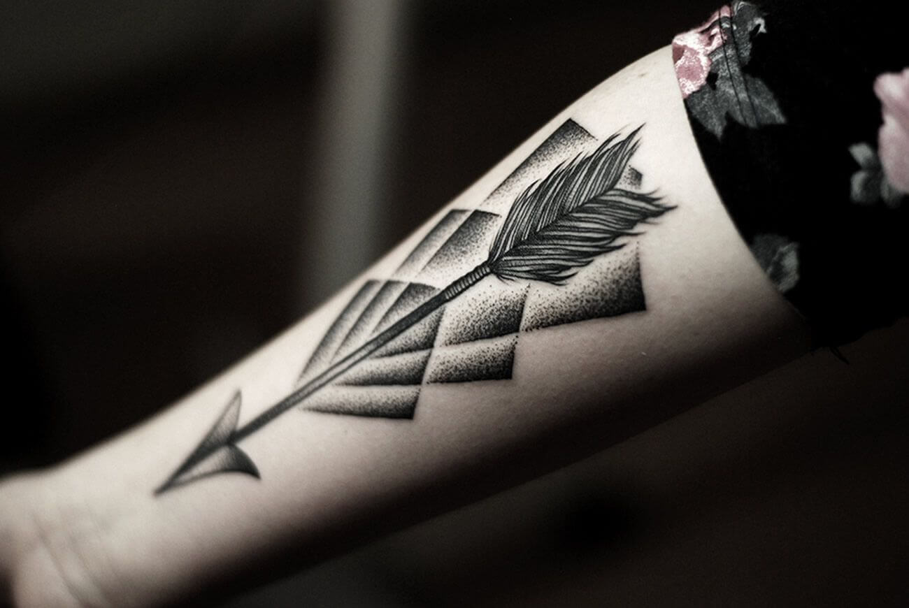 Arrow Geometric Tattoos