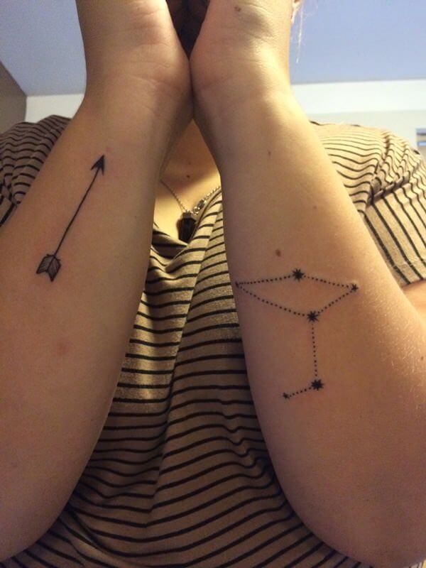 Arrow Geometric Tattoos