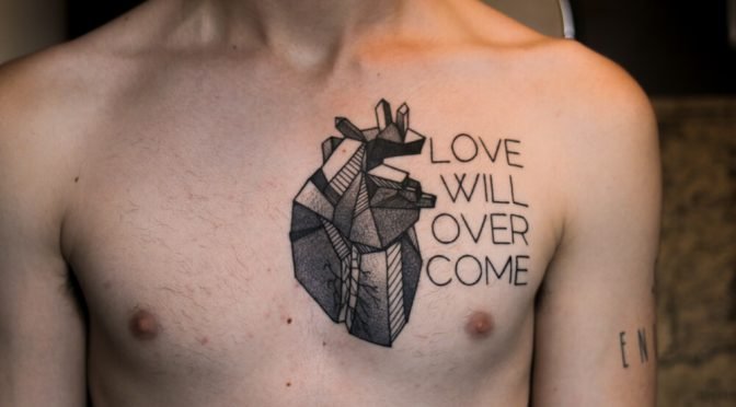 Heart Geometric Tattoos
