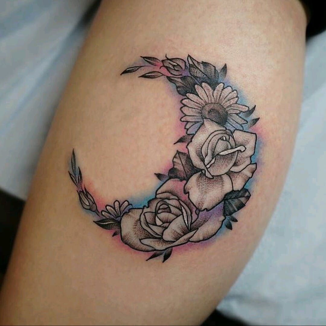 Floral Watercolor Tattoo