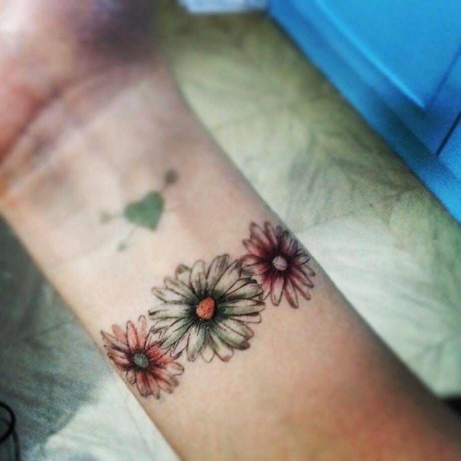 Flower Watercolor Tattoo
