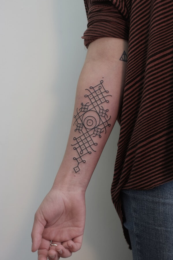 Forearm Geometric Tattoo Images