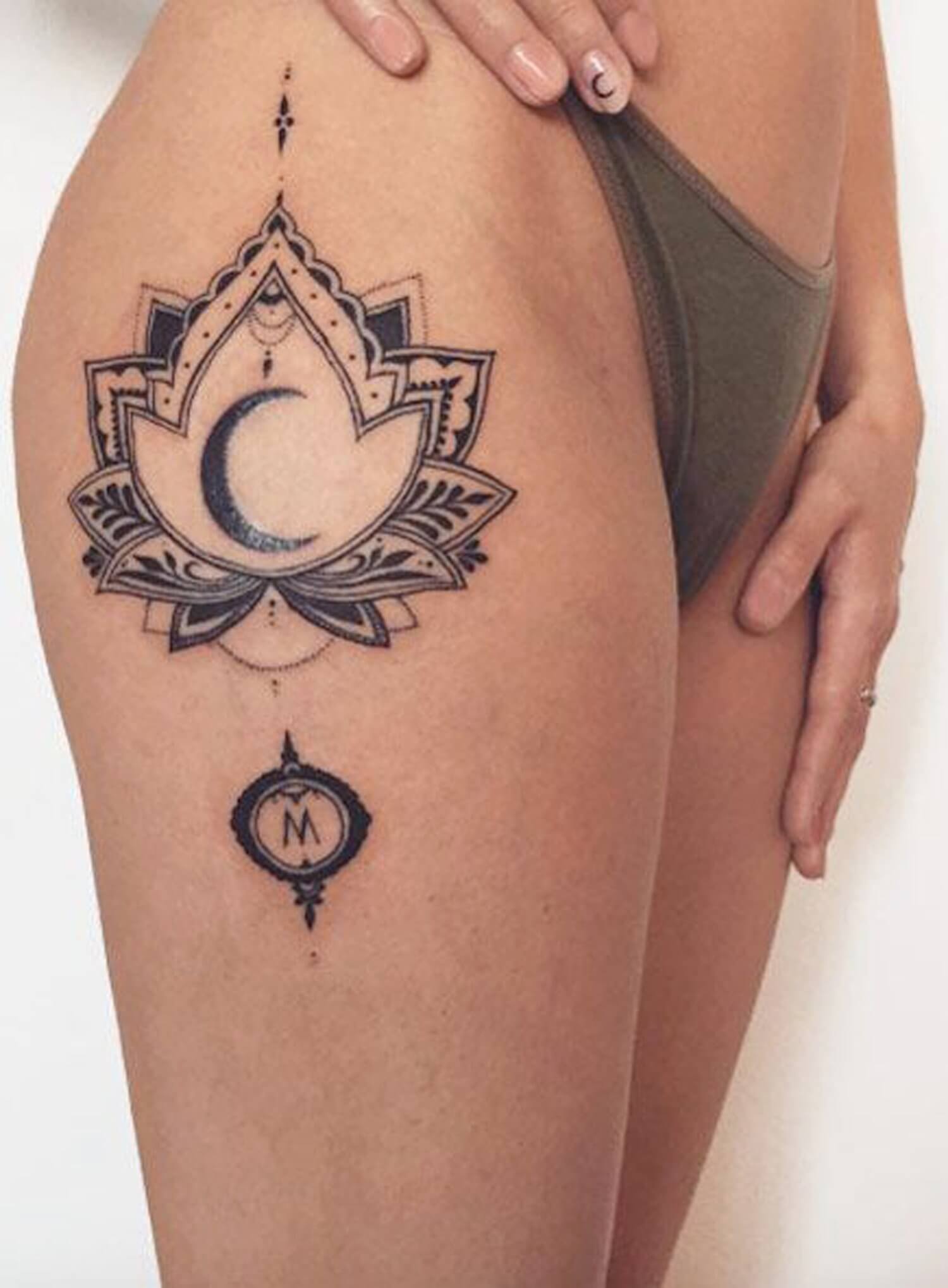 Lotus Geometric Tattoos