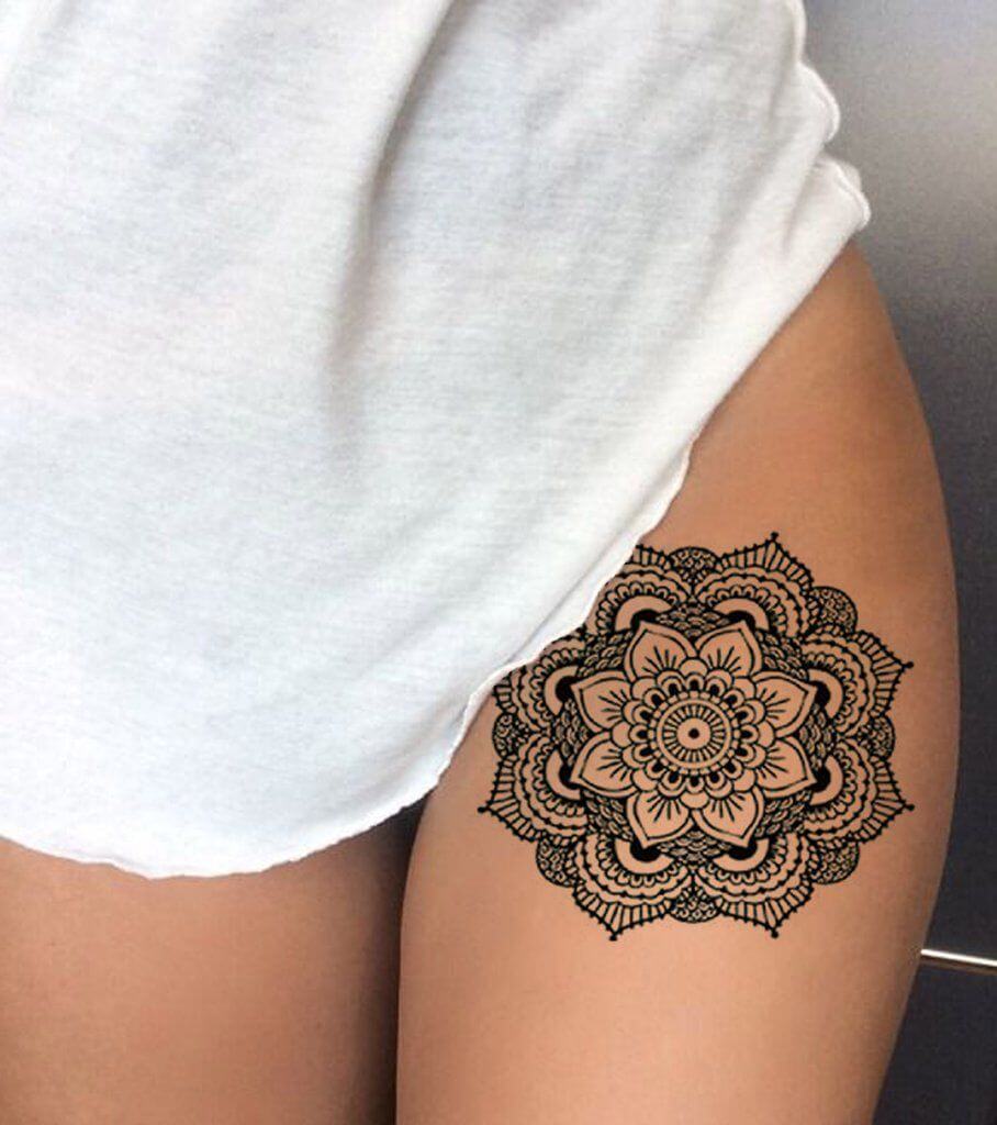 Lotus Geometric Tattoos