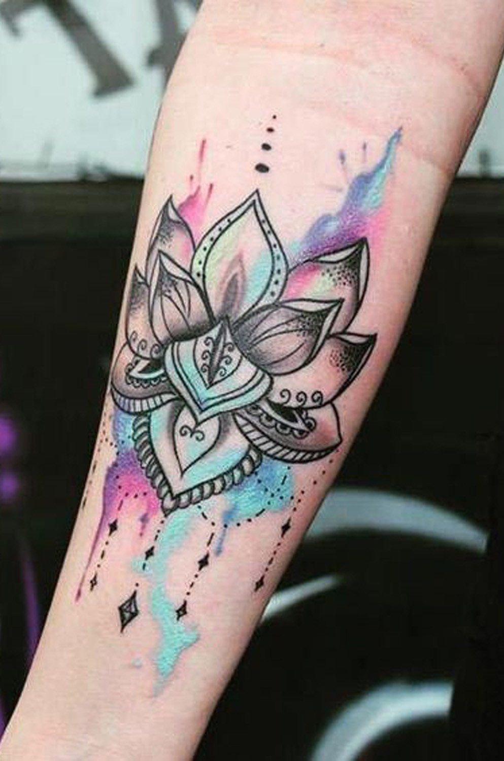 Lotus Watercolor Tattoo Images - The Style Inspiration