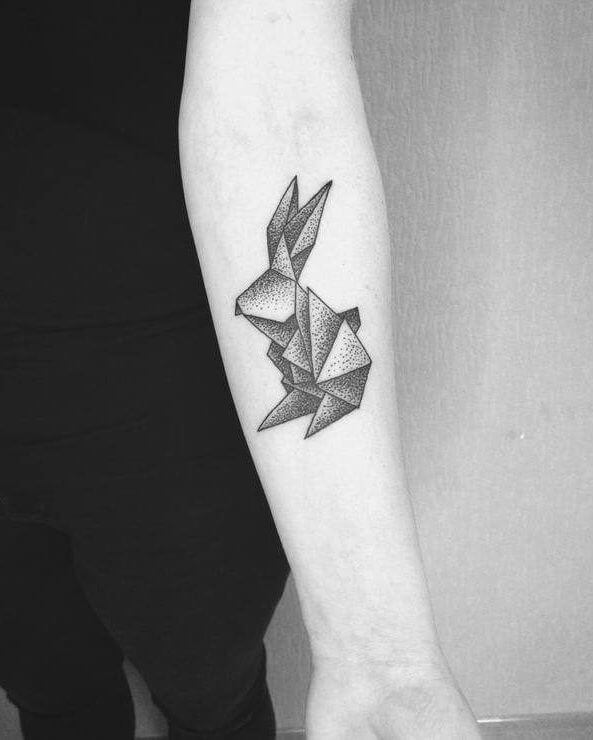 Minimalist geometric tattoos