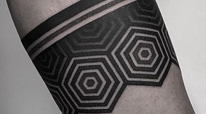 Minimalist geometric tattoos