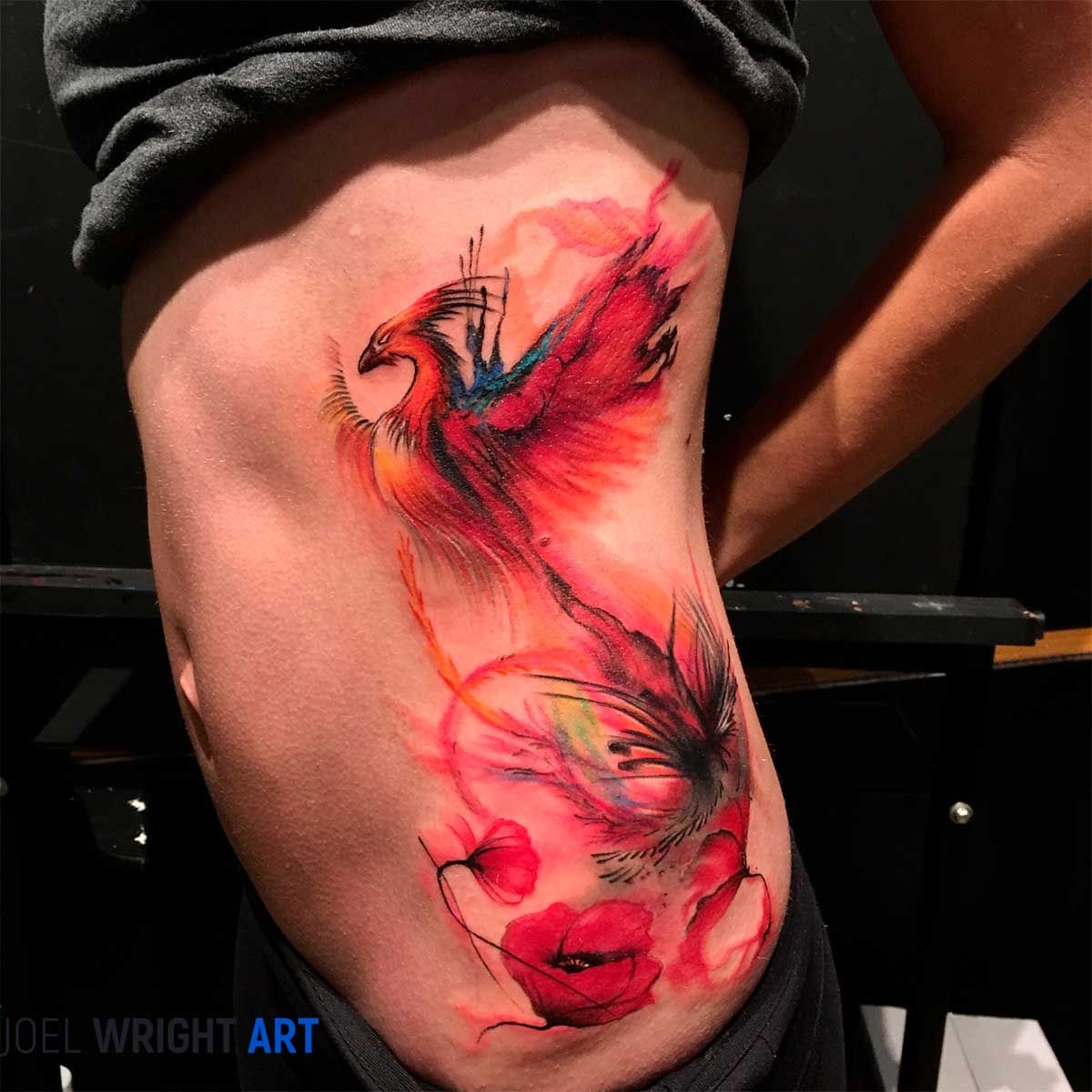 Phoenix Watercolor Tattoo Images - The Style Inspiration