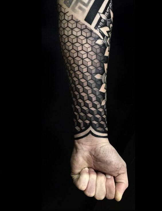 Sleeves Geometric Tattoos