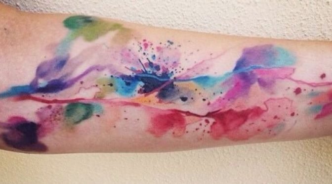 Small Watercolor Tattoo