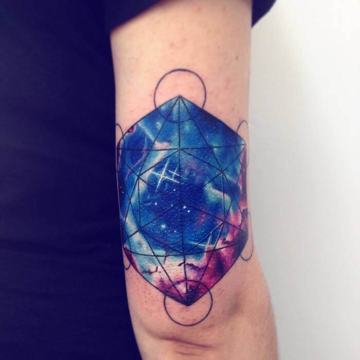 Space Geometric Tattoos