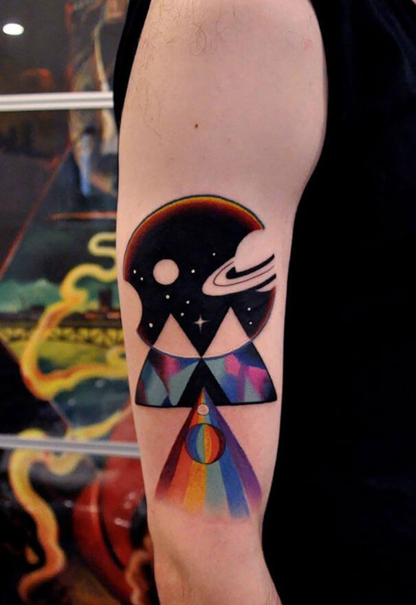 Space Geometric Tattoos