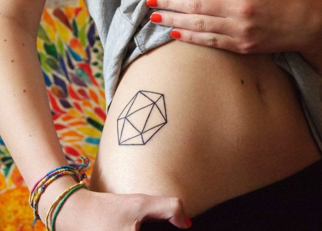 Triangle Geometric Tattoos