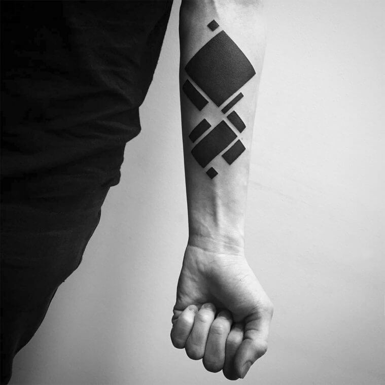 Wrist Geometric Tattoos