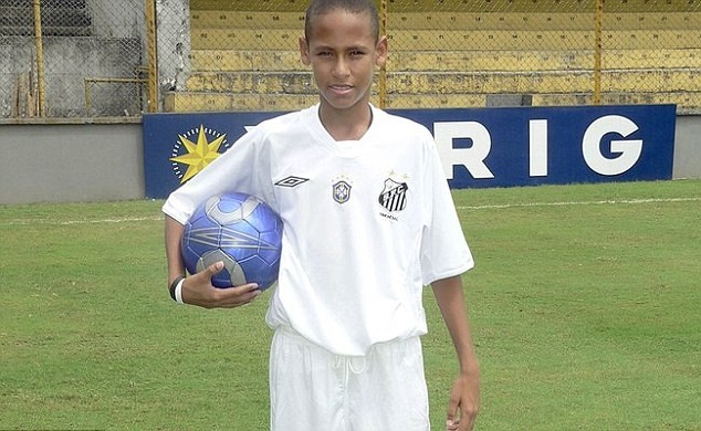 Neymar's Professional Career Began At Santos FC